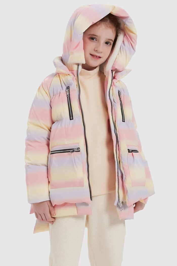 092 Colorlay Kids Reflective Down Jacket - Image 6