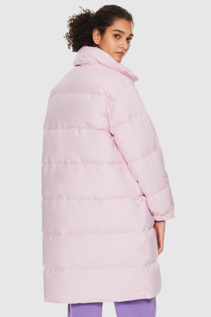 High Collar Long-sleeve Puffer Jacket - Image 3