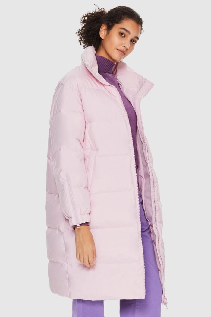 High Collar Long-sleeve Puffer Jacket - Image 4