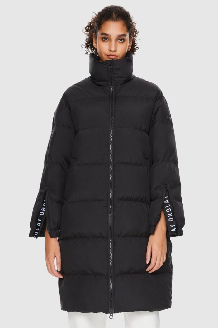 High Collar Long-sleeve Puffer Jacket - Image 6