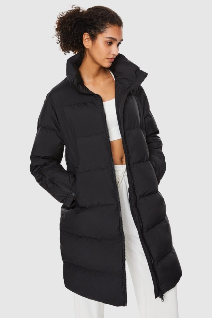 High Collar Long-sleeve Puffer Jacket - Image 8